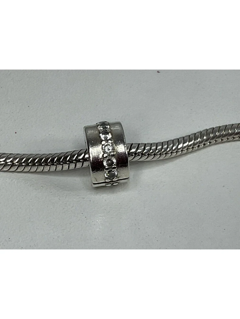 Pandora Sparkling Row Clip Charm Retired